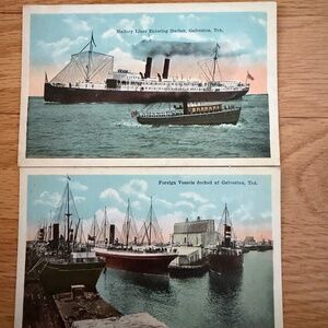 Vintage Texas Postcards 21 Total from Galveston, Houston, San Antonio Texas 1919